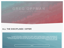 Tablet Screenshot of gregoppman.com
